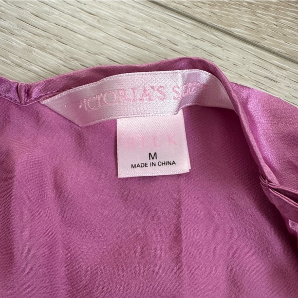 Victorias Secret Purple Silk Slip Intimate Dress - Picture 3 of 6